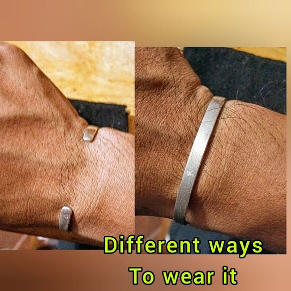 Manssion Silver Cuff, Sterling SilverUptown ll collection - Picture 5 of 6